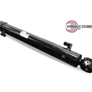 Welded Hydraulic Cylinder (Base Mount: Drilled Thru Base, Rod Mount: Cross-Tube), 3.00 Bore, 1.75 Rod, 25.125 Stroke
