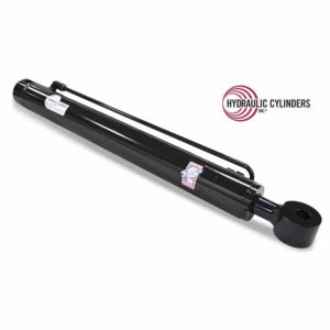 Welded Hydraulic Cylinder (Base Mount: Drilled Thru Base, Rod Mount: Cross-Tube), 3.00 Bore, 1.75 Rod, 25.00 Stroke