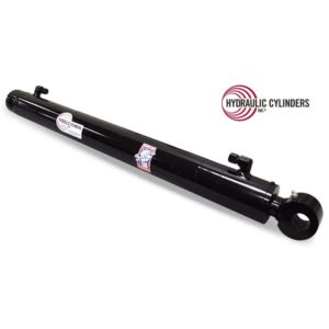 Welded Hydraulic Cylinder (Base: Drilled Thru Base, Rod: Cross-Tube): 2.50 Bore, 1.50 Rod, 23.75 Stroke, 1.25 Pin