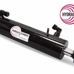 Welded Hydraulic Cylinder (Base Mount: Drilled Thru Base, Rod Mount: Cross-Tube), 3.00 Bore, 1.25 Rod, 10.625 Stroke