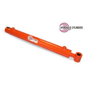 Welded Hydraulic Cylinder (Base Mount: Drilled Thru Base, Rod Mount: Cross-Tube), 50mm Bore, 30mm Rod, 18.25 Stroke