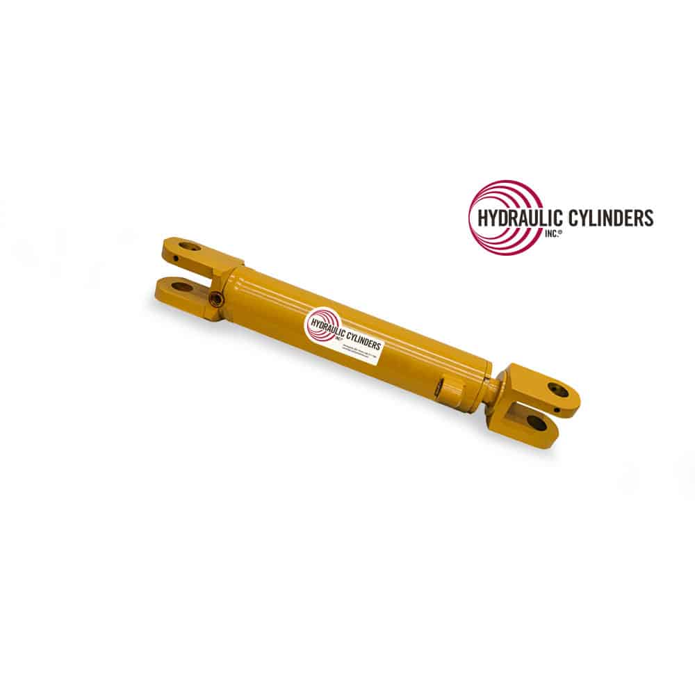 Welded Hydraulic Cylinder (Base Mount: Clevis, Rod Mount: Clevis), 100mm Bore, 56mm Rod