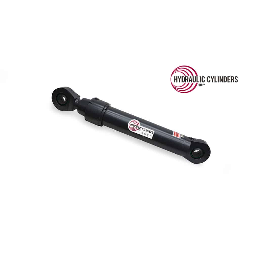 Welded Hydraulic Cylinder (Base Mount: Drilled Thru Lug, Rod Mount: Drilled Thru Lug), 110mm Bore, 70mm Rod