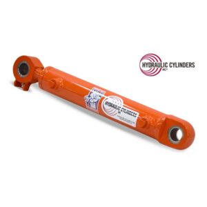 Welded Hydraulic Cylinder (Base Mount: Drilled Thru Lug, Rod Mount: Drilled Thru Lug), 50mm Bore, 25mm Rod, 9.58 Stroke