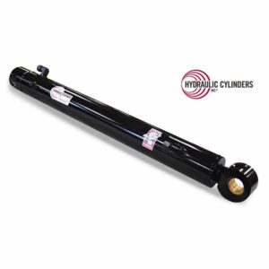 Welded Hydraulic Cylinder (Base Mount: Drilled Thru Base, Rod Mount: Cross-Tube), 3.00 Bore, 1.75 Rod, 23.875 Stroke