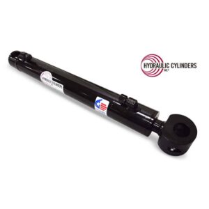 Welded Hydraulic Cylinder (Base Mount: Drilled Thru Base, Rod Mount: Cross-Tube), 2.75 Bore, 1.25 Rod, 15.00 Stroke