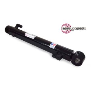 Welded Hydraulic Cylinder (Base Mount: Drilled Thru Base, Rod Mount: Cross-Tube), 2.50 Bore, 1.375 Rod, 18.375 Stroke