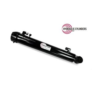 Welded Hydraulic Cylinder (Base Mount: Drilled Thru Base, Rod Mount: Drilled Thru Lug), 3.00 Bore, 1.50 Rod, 17.50 Stroke