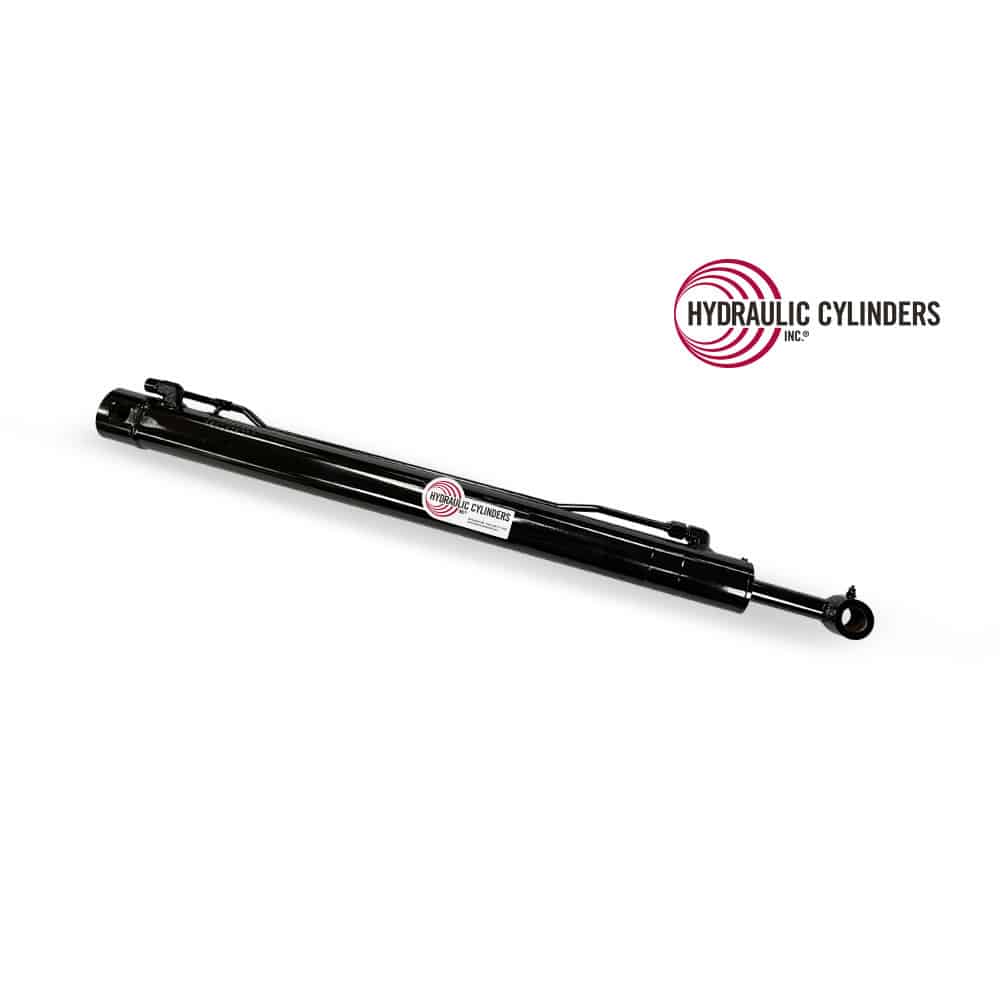 Welded Hydraulic Cylinder (Base Mount: Drilled Thru Base, Rod Mount: Cross-Tube), 2.00 Bore, 1.00 Rod, 21.875 Stroke