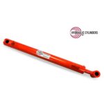 Welded Hydraulic Cylinder (Base Mount: Drilled Thru Base, Rod Mount: Cross-Tube), 1.750 Bore, 1.000 Rod, 17.625 Stroke