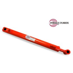 Welded Hydraulic Cylinder (Base: Drilled Thru Base, Rod: Cross-Tube): 1.750 Bore, 1.000 Rod, 17.625 Stroke, 1.00 Pin