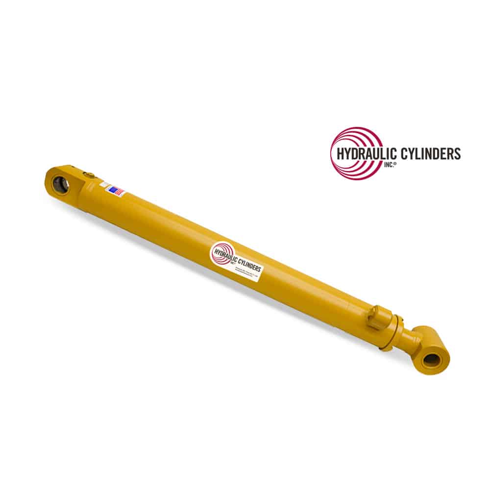 Welded Hydraulic Cylinder (Base: , Rod: ): 3.50 Bore, 2.50 Rod, 800mm Stroke, Pin
