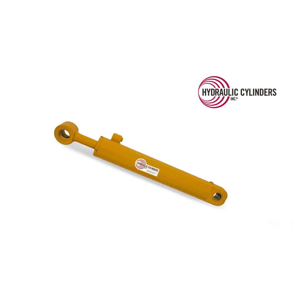 Welded Hydraulic Cylinder (Base Mount: Drilled Thru Lug, Rod Mount: Drilled Thru Lug), 80mm Bore, 40mm Rod